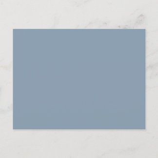 Dusty Blue Solid Color Postkarte