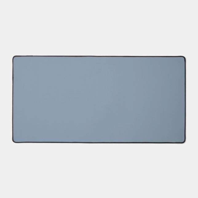 Dusty Blue Solid Color Schreibtischunterlage (Vorderseite)
