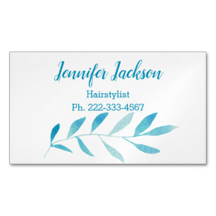 Dusty Blue Standard, 3,5" x 2,0" Visitenkarte Magnetische Visitenkarte