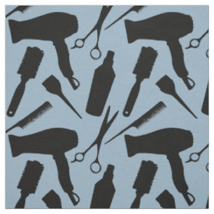 Dusty Blue Stylist Tools Friseursalon Stoff
