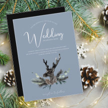 Dusty Blue und Black Lieber Kopf Weihnachtsfeier