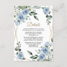 Dusty Blue und Gold Elegante Rustikale Hochzeit