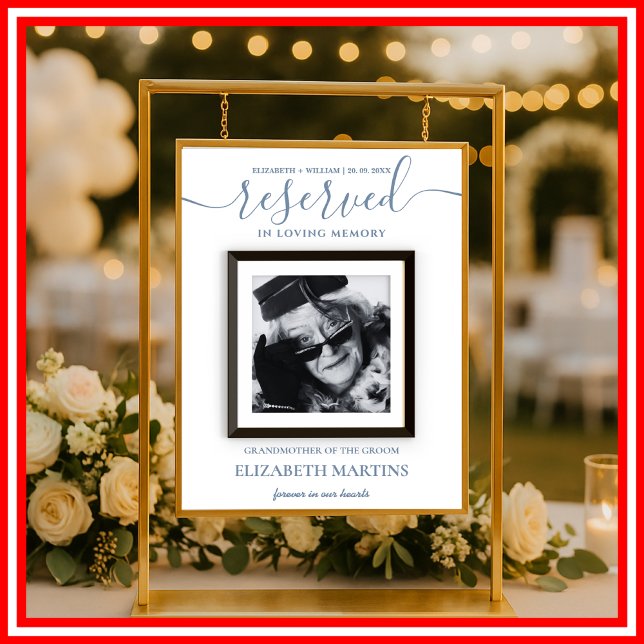 Dusty Blue verstorben Reservierungszeichen für Sea Poster (Von Creator hochgeladen)