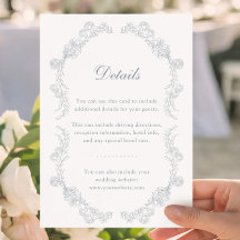 Dusty Blue Vintag Floral Romantic Wedding