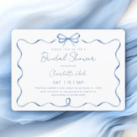 Dusty Blue Watercolor Brautparty