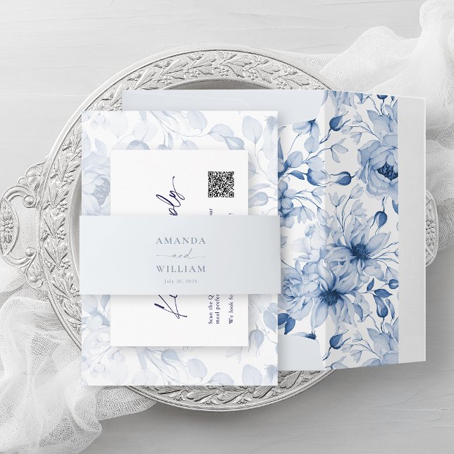 Dusty Blue Wedding Bly Band mit Coupels Namen (Von Creator hochgeladen)