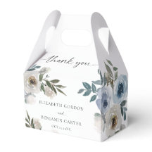Dusty Blue Wedding Floral Elegantes Script Rustic