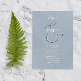 Dusty Blue Wedding Seating Chart