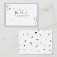 Dusty Blue Wildblume Brautparty Game