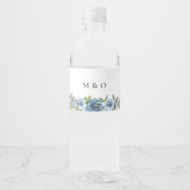 Dusty Blue Yellow Botanical Wedding