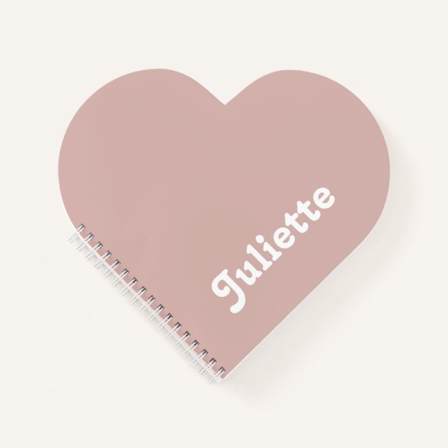 Dusty Blush Notizbuch (Vorderseite)