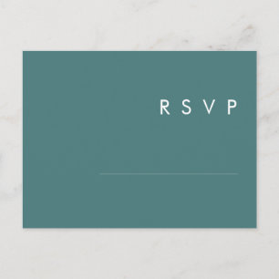 Dusty Boho   Carte RSVP de choix du menu vert