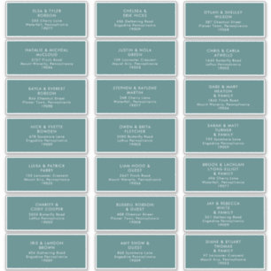 Dusty Boho   Green Guest Address Labels