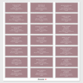 Dusty Boho | Lila Guest Address Labels