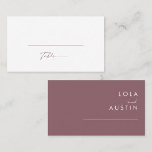 Dusty Boho   Platzkarte für Lila Hochzeiten