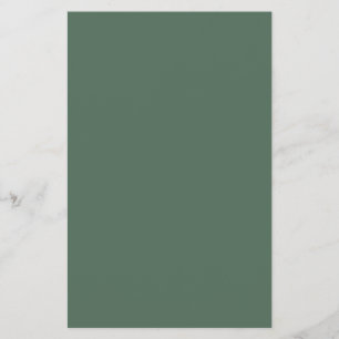 Dusty Eucalyptus Green Solid Color Flyer