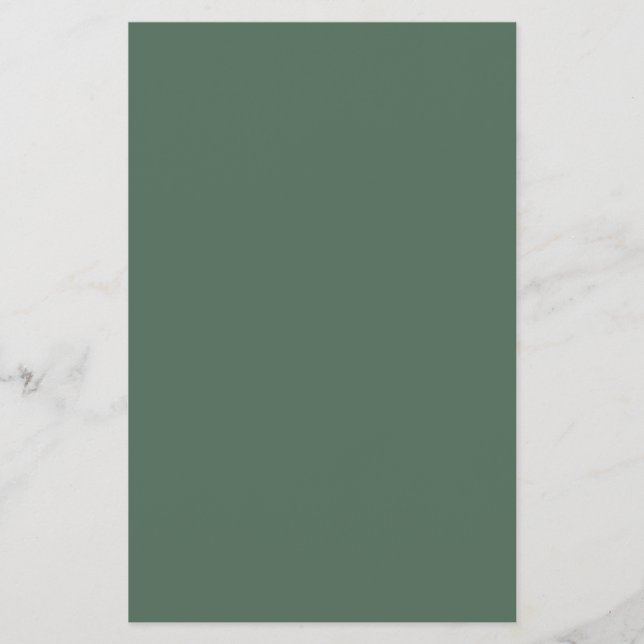 Dusty Eucalyptus Green Solid Color Flyer (Vorne)