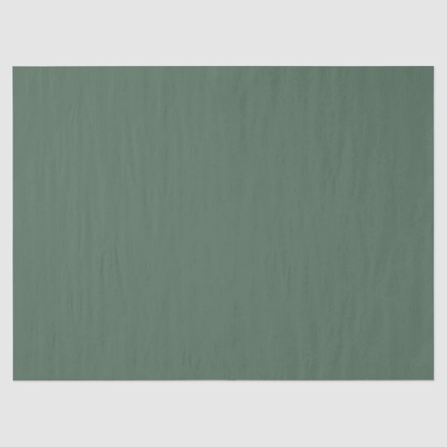 Dusty Eucalyptus Green Solid Color Seidenpapier (Vorderseite)
