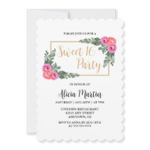 Dusty Flora Pink Rose Grüne Gold Sweet 16