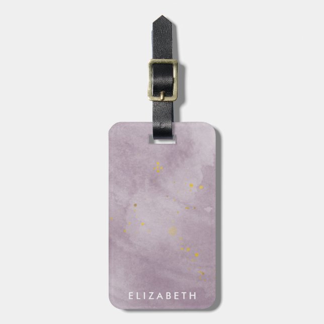 Dusty Gold ⎢ Monogram Gepäckanhänger (Vorderseite vertikal)