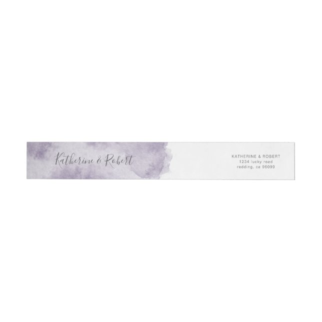 Dusty Gold und Lila Hochzeitadresse (Person)