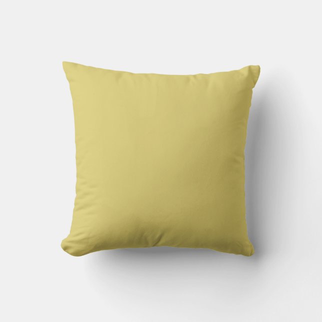 Dusty Golden Yellow Color Kissen (Vorderseite)