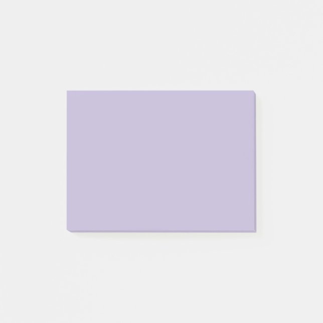 Dusty Lavender Solid Color Post-it Klebezettel (Vorderseite)
