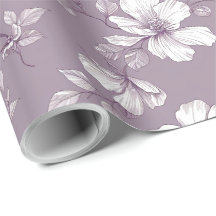 Dusty Lila Chinoiserie Dekoupage