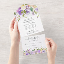 Dusty Lila Greenery Elegante Hochzeit mit Flora