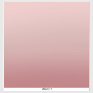 Dusty Mute Pink Ombre Aufkleber