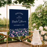 Dusty Navy Blue Pink Hibiskus Bloom Polterabend
