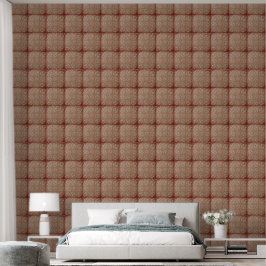 Dusty Peach & taupe Muster Wallpaper 2' x 4' Tapete