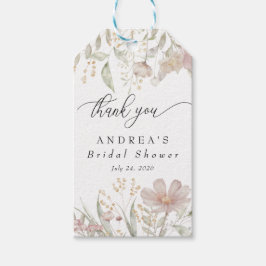 Dusty Pink Blume | Brautparty Aquarell Geschenkanhänger