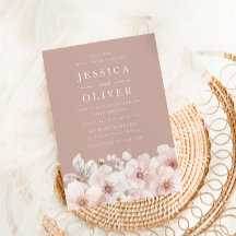 Dusty Pink, Blush Blume Reine Eleganz Hochzeit