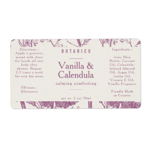 Dusty Pink Botanische Inhaltsstoffe Natürliche Ver