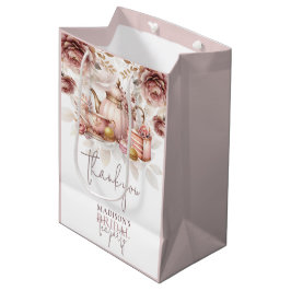 Dusty Pink Bridal High Tee Party Custom Mittlere Geschenktüte