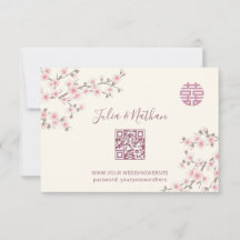 Dusty PInk Cherry Blossom UAWG Chinese Wedding