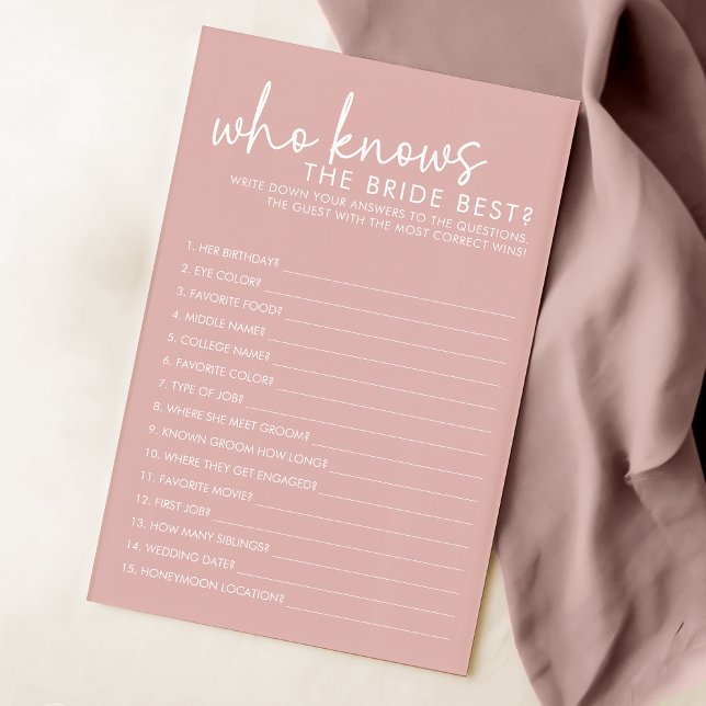 Dusty Pink, der das Bride Best Duwer Game kennt (Von Creator hochgeladen)