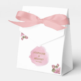 Dusty Pink Floral Elegant Moderne romantische Hoch Geschenkschachtel