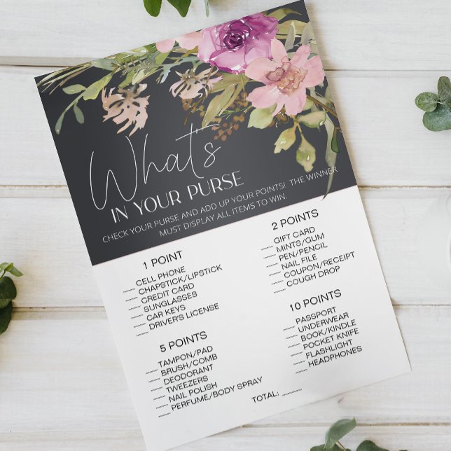 Dusty Pink Lila Blumenspiel Flyer (Von Creator hochgeladen)