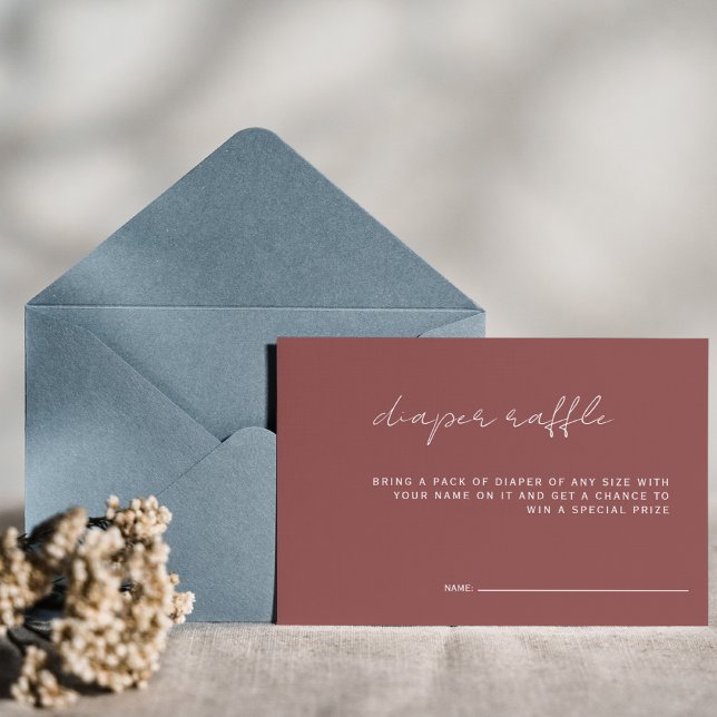 Dusty Pink Minimal Diapers Tombola Babydusche (Von Creator hochgeladen)