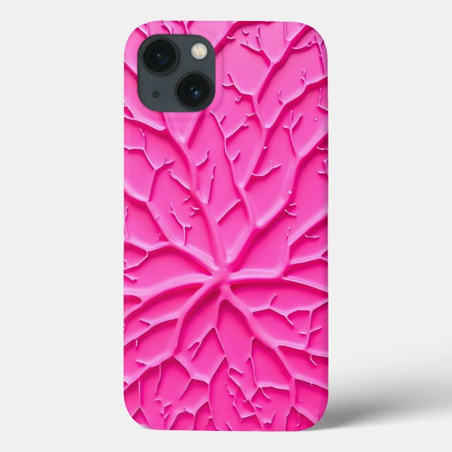 Dusty Pink Organic Branch iPhone Case for Women (Rückseite)