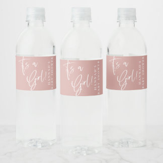Dusty Pink/Rose Bohemisch Baby Dusche Es Mädchen