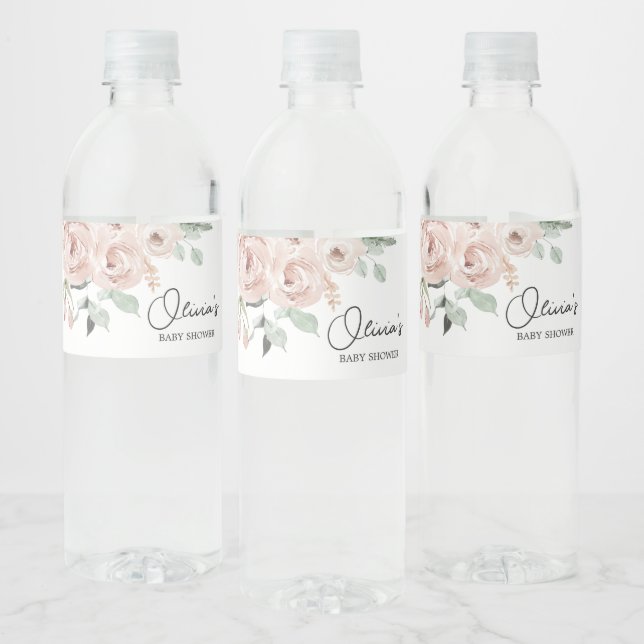Dusty Pink Rose Es ist eine Girl Baby Dusche (Flaschen)