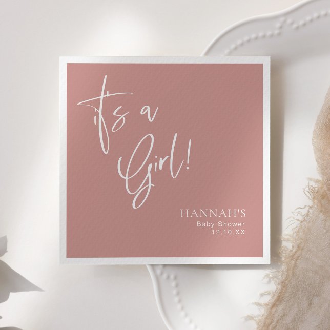 Dusty Pink/Rose Kinderdusche Serviette (Von Creator hochgeladen)