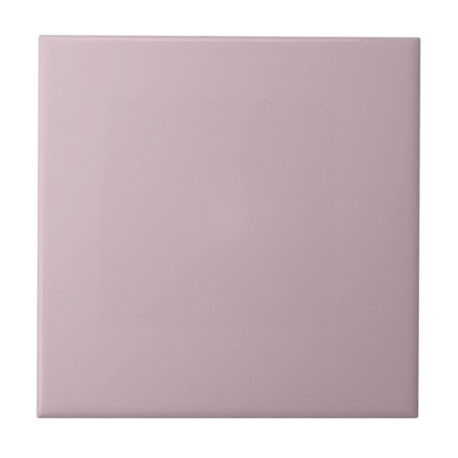 Dusty Pink Solid Color | #ceb3bc Fliese (Vorderseite)