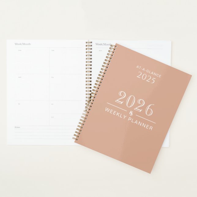 Dusty Rose 8.5 x 11 Weekly Planner Planer (Anzeige)