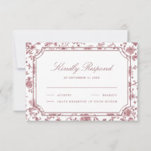 Dusty Rose and White Chinoiserie Wedding