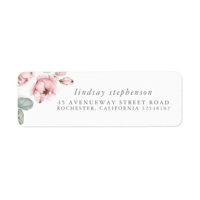 Dusty Rose Blooms Elegantes Wasser (Vorne)