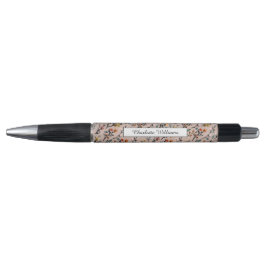 Dusty Rose Boho Floral Wasserfarbe Custom Kugelschreiber